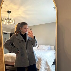 L.L. Bean Women's Classic Gray Pea Coat